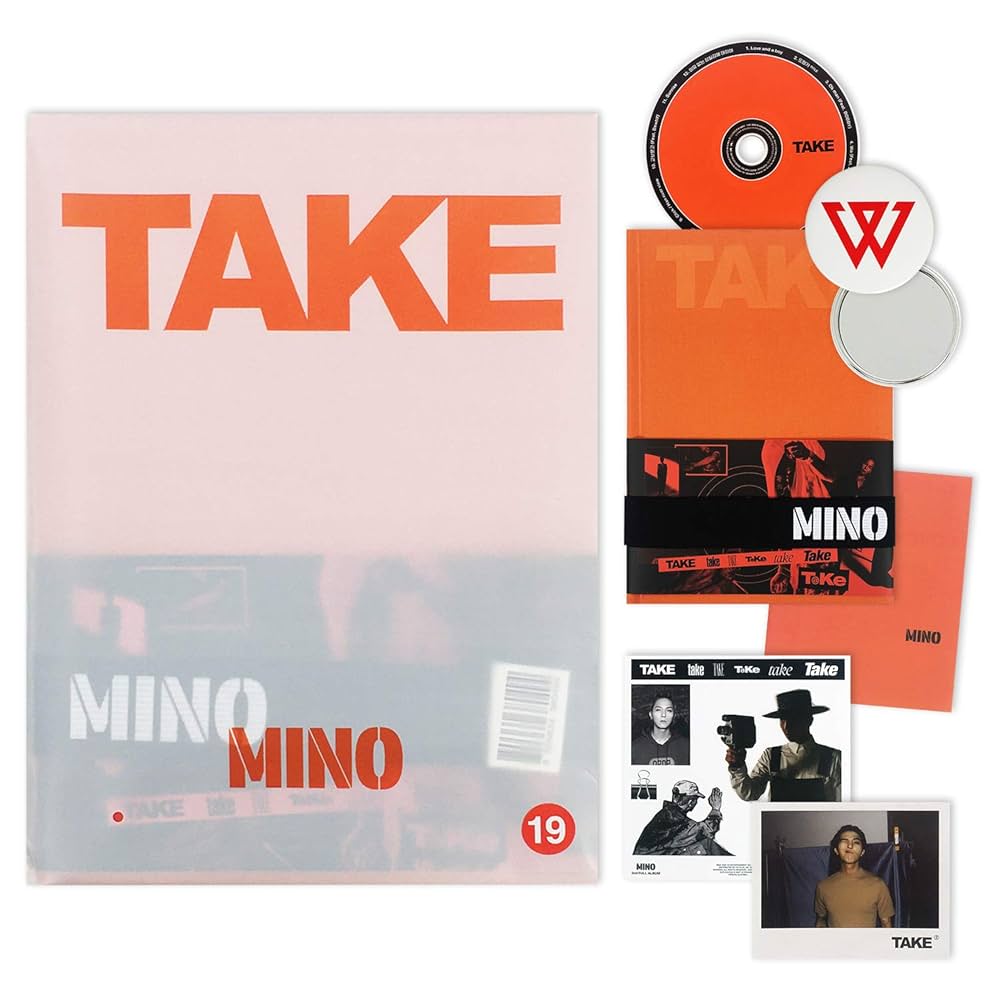 TAKE MINO 2nd FULL ALBUM ミノ WINNER Unboxing | MINO 2nd Full Album TAKE - YouTube